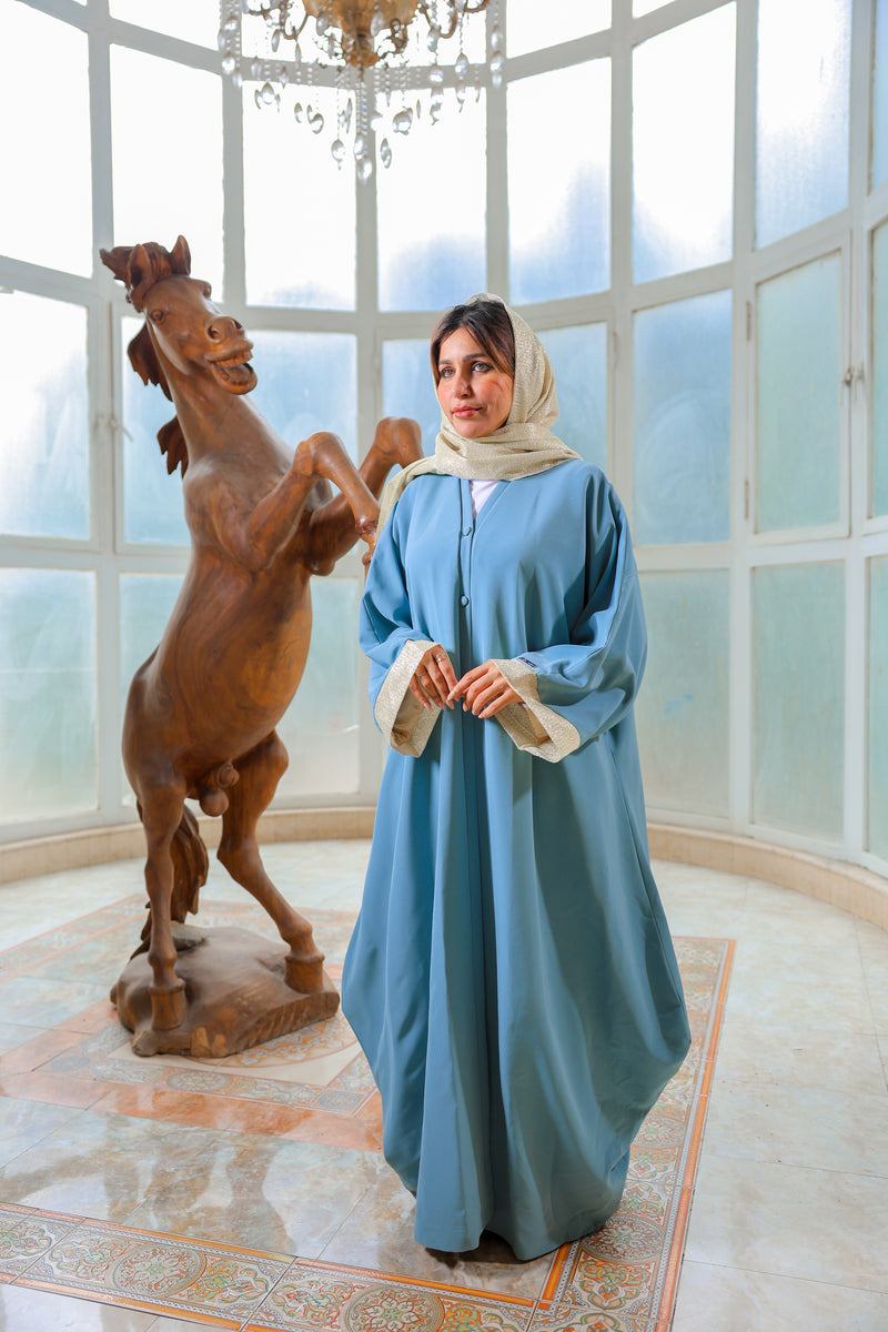 عباية سيجنتشر فلو - أناقة رمادية