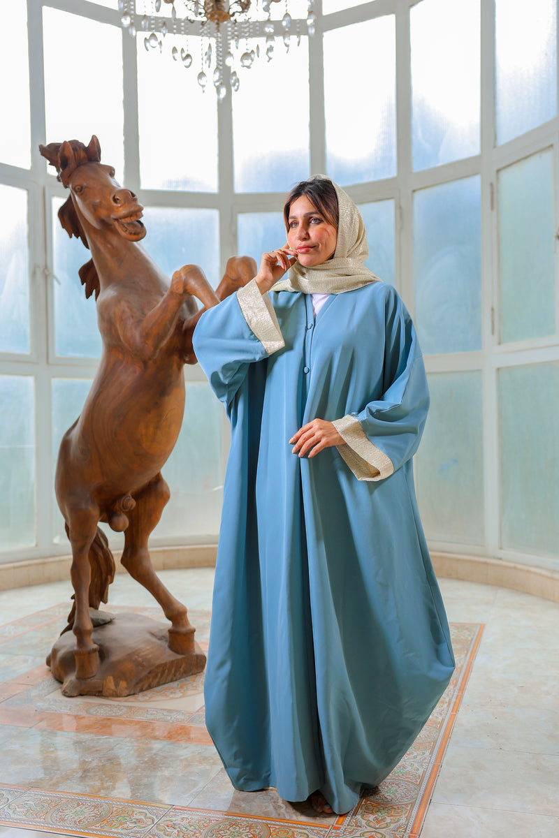 عباية سيجنتشر فلو - أناقة رمادية