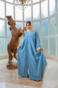 عباية سيجنتشر فلو - أناقة رمادية