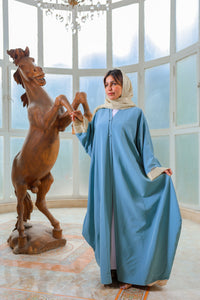 عباية سيجنتشر فلو - أناقة رمادية