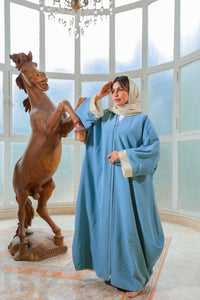 عباية سيجنتشر فلو - أناقة رمادية