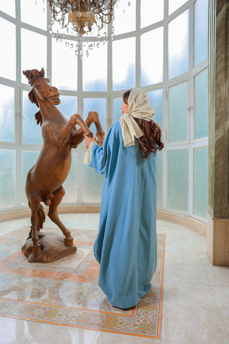 عباية سيجنتشر فلو - أناقة رمادية