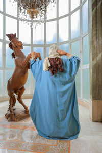 عباية سيجنتشر فلو - أناقة رمادية