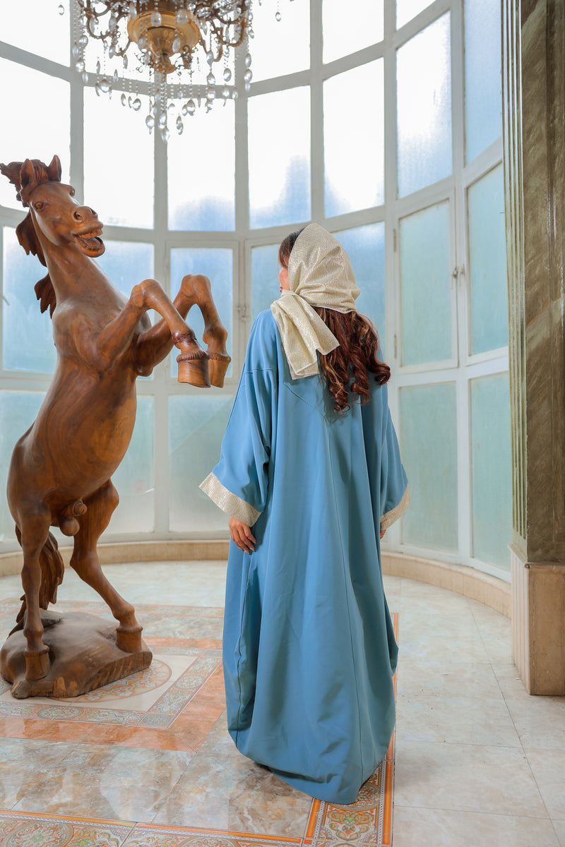 عباية سيجنتشر فلو - أناقة رمادية