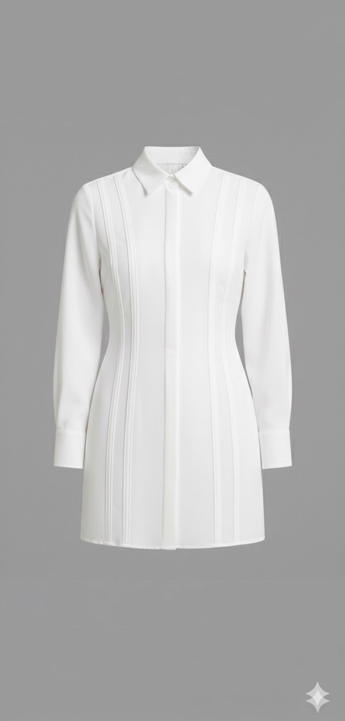 Image of Essential Poplin Shirt – White