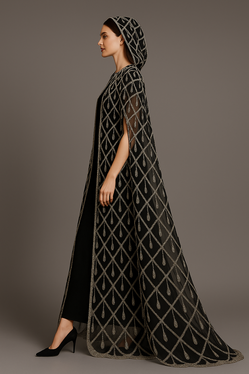 Image of عباءة مطرزة مميزة – حضور لافت