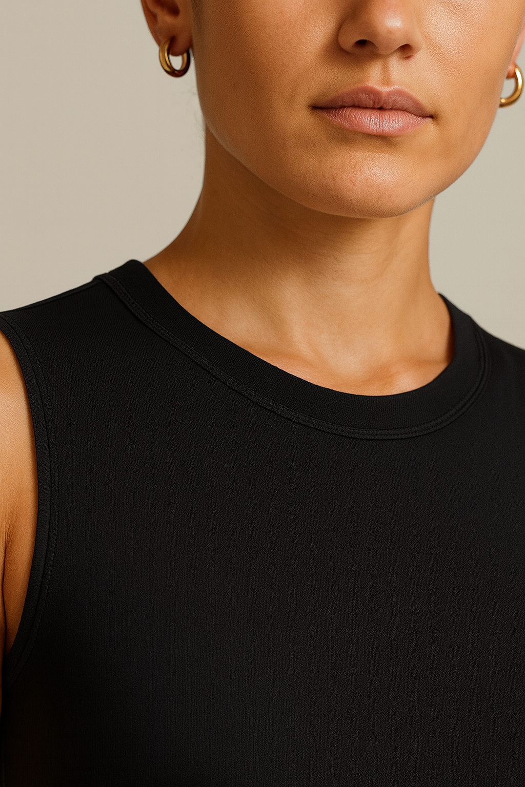 Image of Airy Comfort Layer Dress – Black