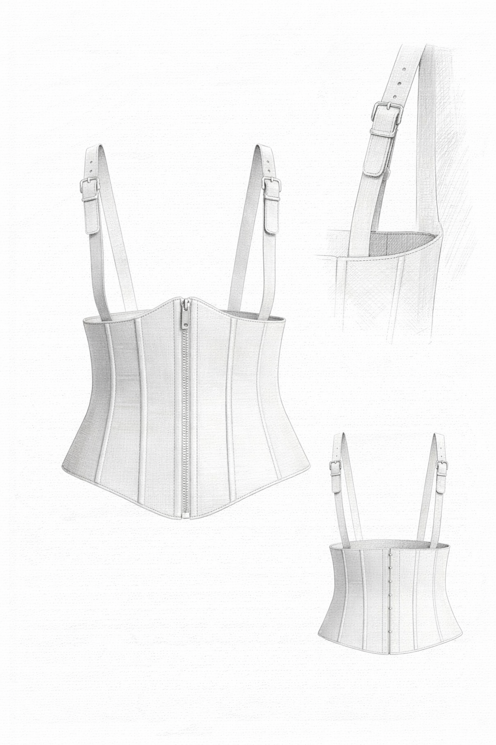 Image of مشدّ مصمم بتفاصيل دقيقة – أناقة جريئة