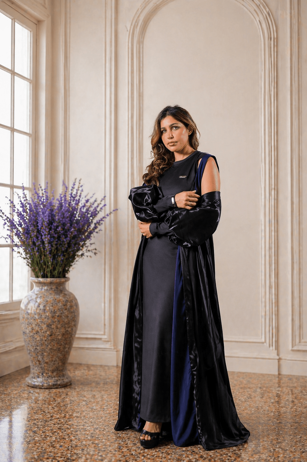 Image of Sapphire Abaya - Larin