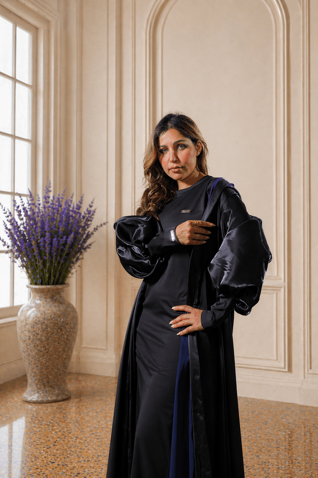 Image of Sapphire Abaya - Larin