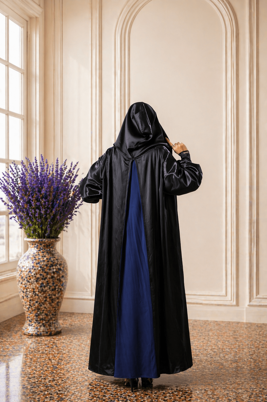 Image of Sapphire Abaya - Larin