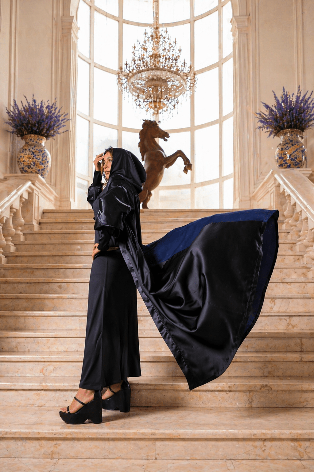 Image of Sapphire Abaya - Larin