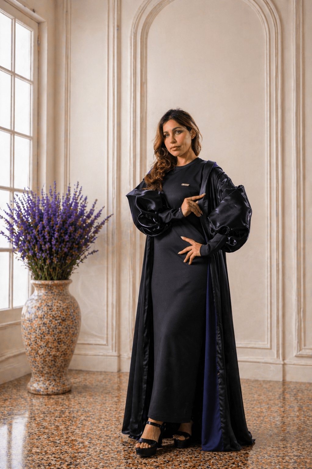Image of Sapphire Abaya - Larin